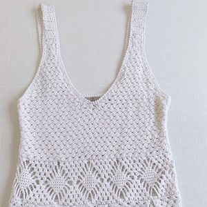 ASOS - crochet white summer dress, size small